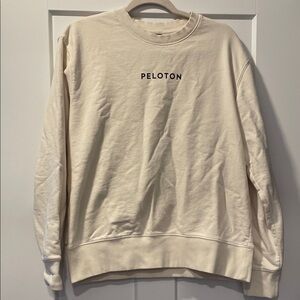 Peloton Men's Cream Crewneck Sweater
